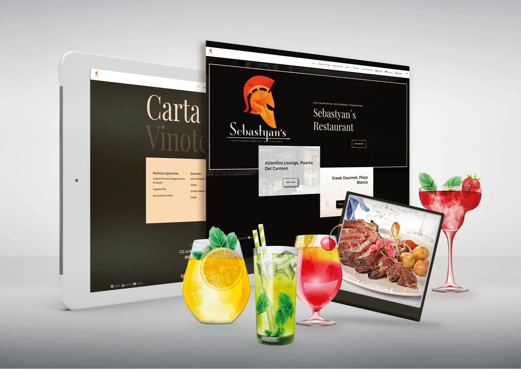 Web de Sebastyan's Restaurant, restaurante con reservas online