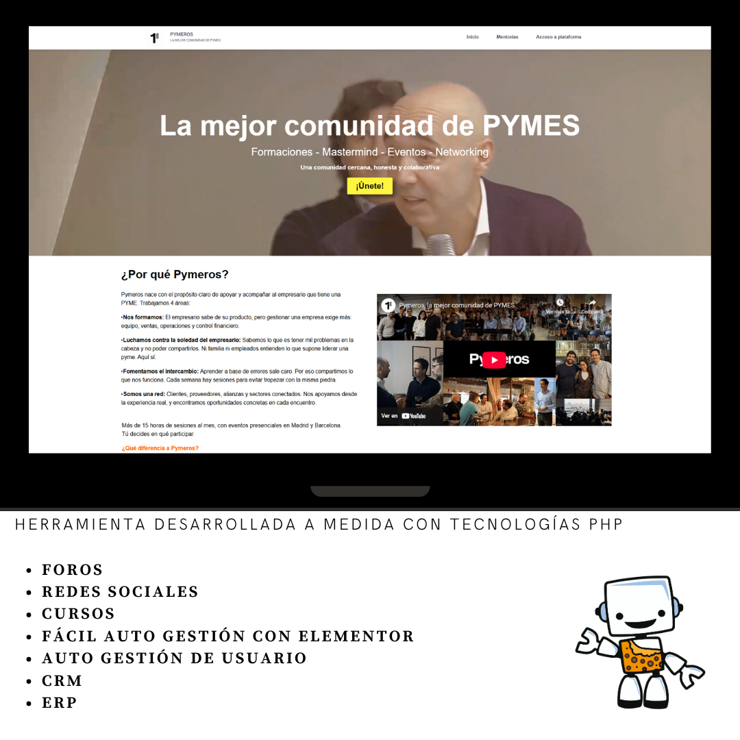 Pymeros desarrollado por Caverna Tecnologica
